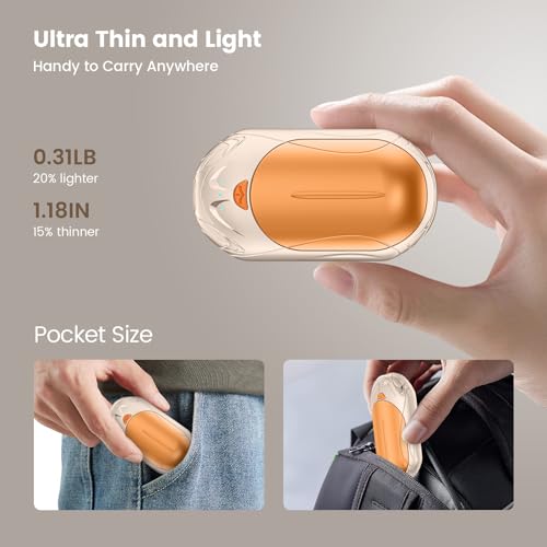 Rechargeable 6000mAh Electric Hand Warmer 2 Pack V893834