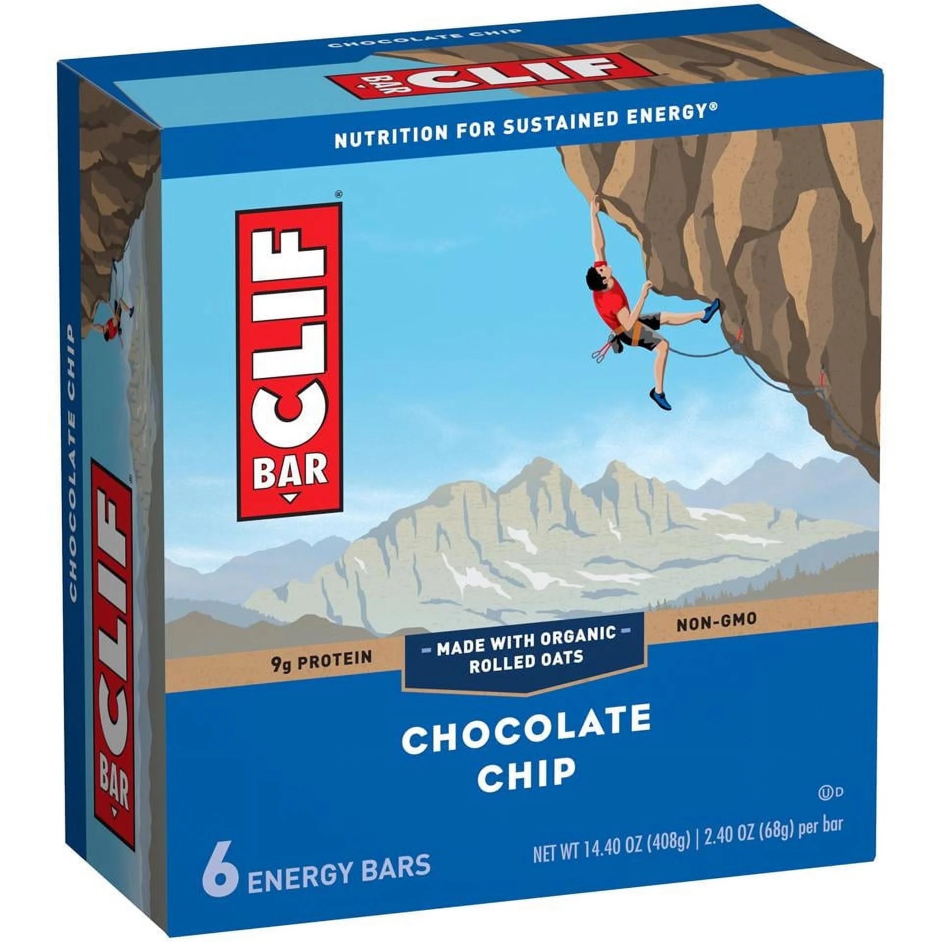 9g Protein Energy Bars Chocolate Chip 6 ct G9019