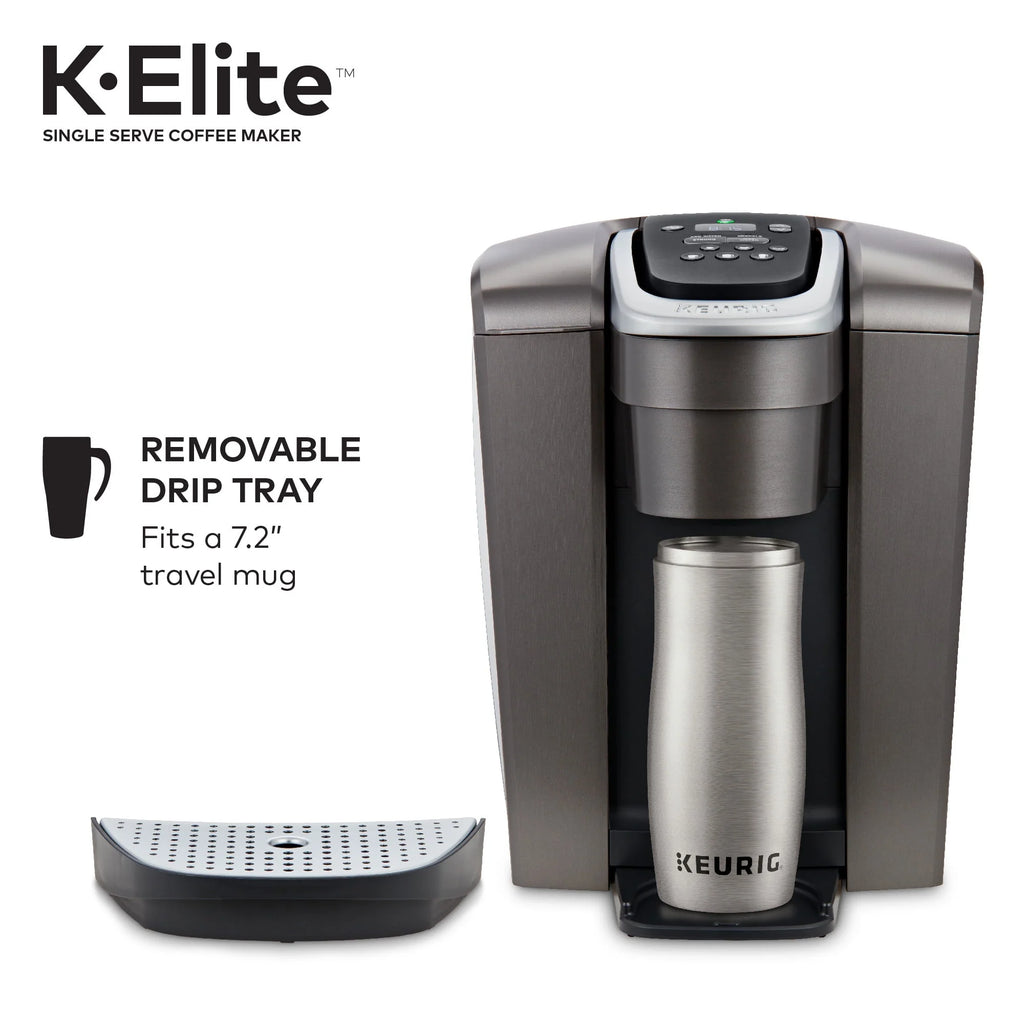 Brushed Silver Single-Serve K-Cup Pod Coffee Maker T922