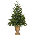 4-Ft. Noble Fir Artificial Tree with Metallic Urn Base M750