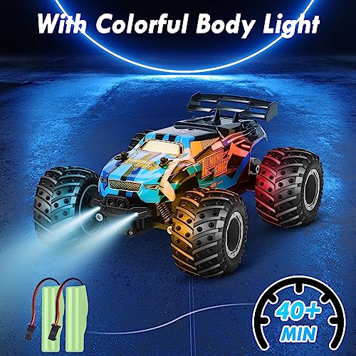 2.4Ghz All Terrain Off-Road Monster Truck with LED Bodylight and 2 Rechargeable Batteries B741992