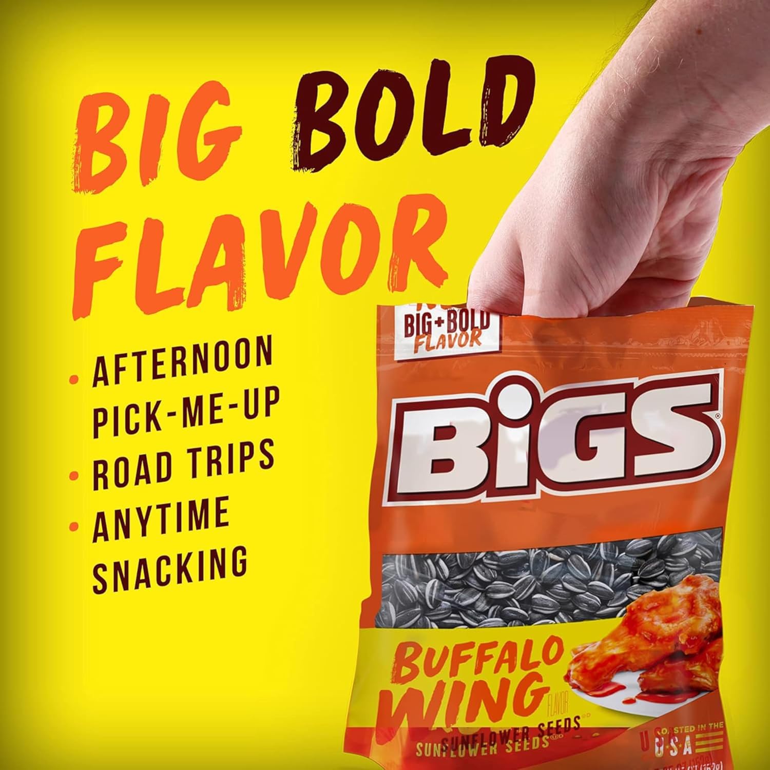 Sunflower Seeds Spicy Variety, 5.35 oz (Pack of 3) G689134
