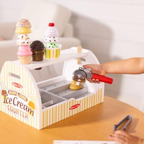 28 pcs Wooden Ice Cream Play Food Set L40818