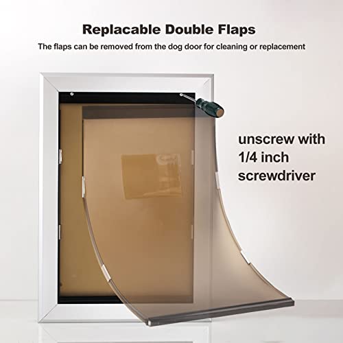 Heavy Duty Aluminum Insulated Dog Door Z58798