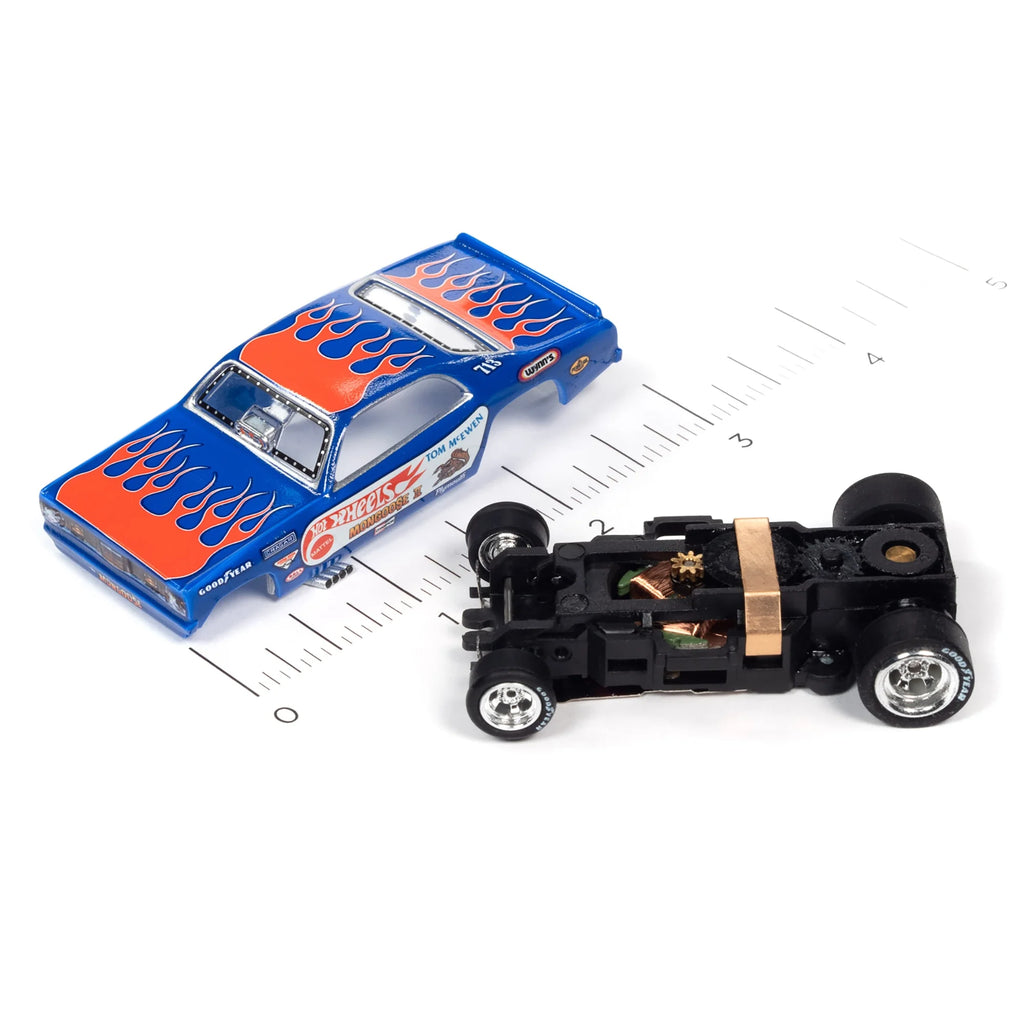 13' Dragstrip Slot Car Set with 2 Variable Speed Cars K782121