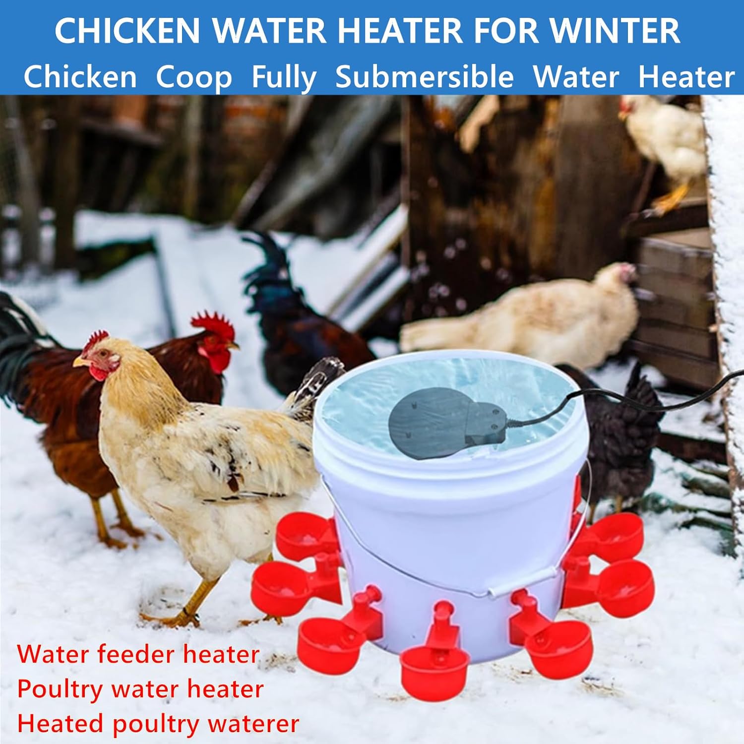 500W Submersible Bird Bath Heater Aluminum Cast E88910