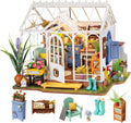 9.6" DIY Miniature Dollhouse Kit with LED X80637