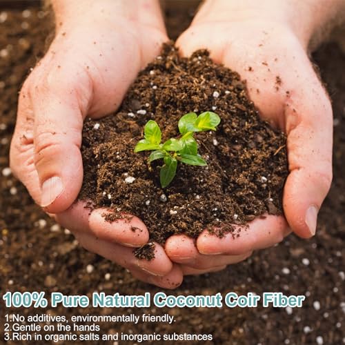 Coco Coir Bricks Natural Organic Compressed Coconut Coir Fiber 4Pack K497