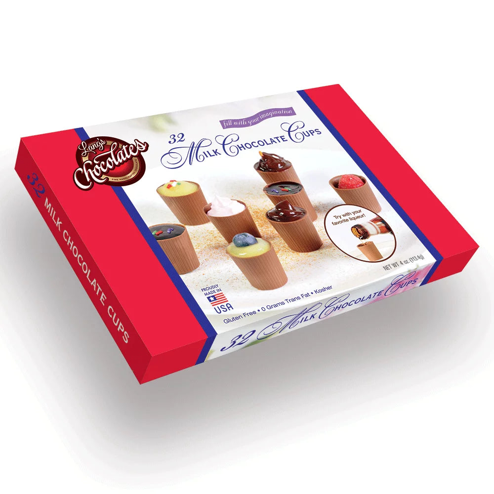 Dark Chocolate Dessert Cups 64 piece box N1635