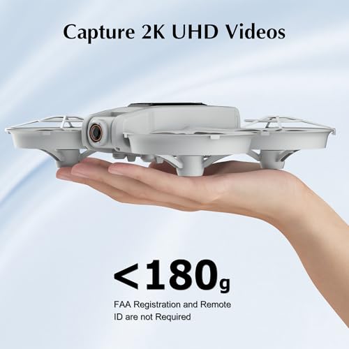 2K Camera Drone with Brushless Motor, 2 Batteries, 30 Mins Flight Time B81406