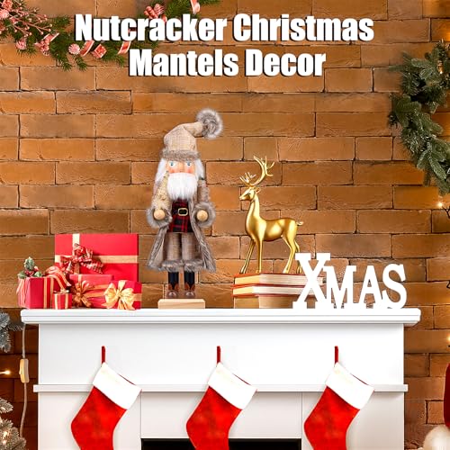 15 Inch Wooden Nutcracker Santa Christmas Decor H920600