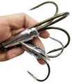 2pcs/Pack Weighted Treble Hooks 5 Sizes 0.7oz 1.1oz 1.6oz 2.1oz 2.8oz U699