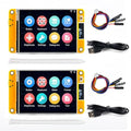2 Pack 2.8 inch 240X320 TFT Resistive Touchscreen WiFi+BLE Dual Core ESP32 Development Board K426254