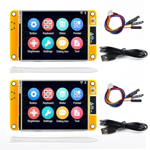 2 Pack 2.8 inch 240X320 TFT Resistive Touchscreen WiFi+BLE Dual Core ESP32 Development Board K426254
