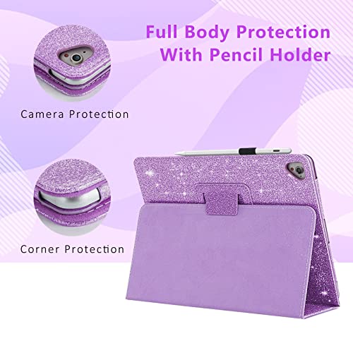Pink 9.7 inch iPad Case with Pencil Holder H827
