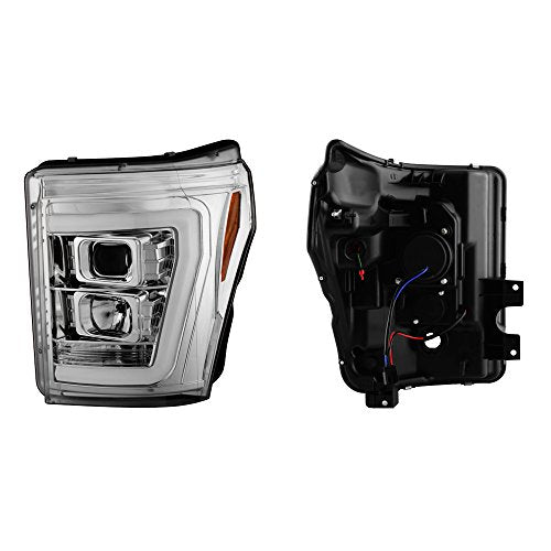 Black Projector Headlights Pair D9597