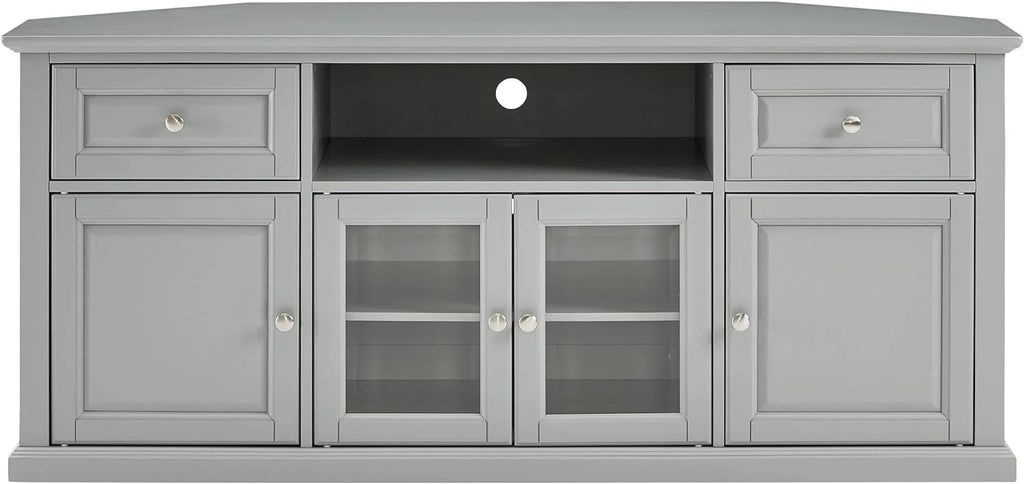 Gray Corner TV Stand N640249
