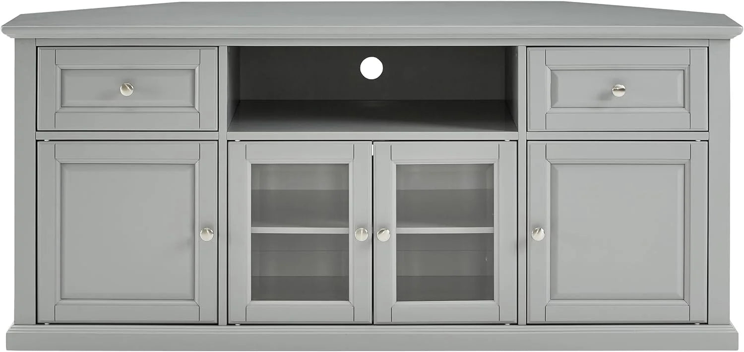Gray Corner TV Stand N640249