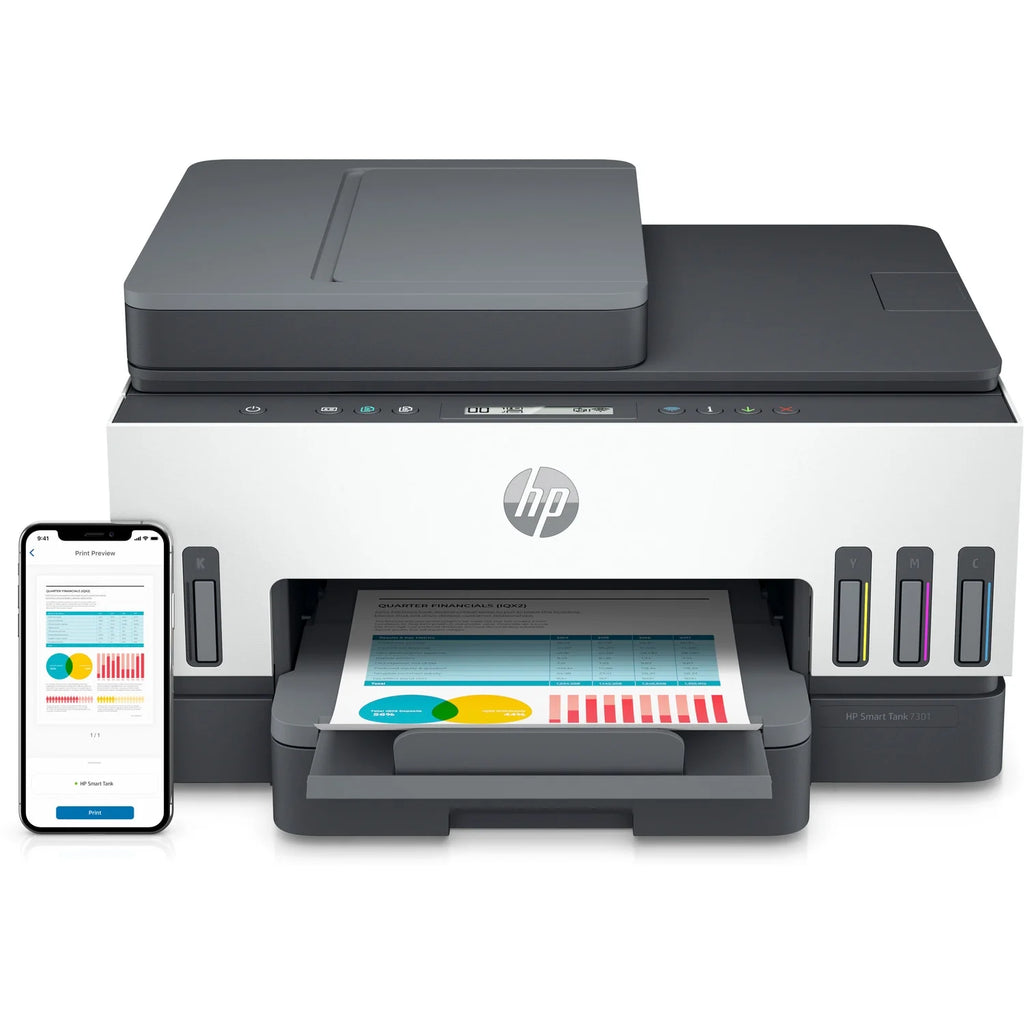 Smart Tank All-in-One InkJet Printer, Color, Print, Scan, Copy Z10446