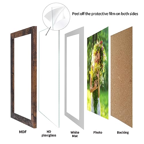 Natural Wood Color 8x10 Picture Frame 15 Pack N639