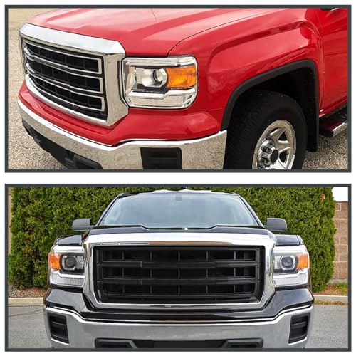 Black Housing Clear Lens Halo Projector Headlights H4595