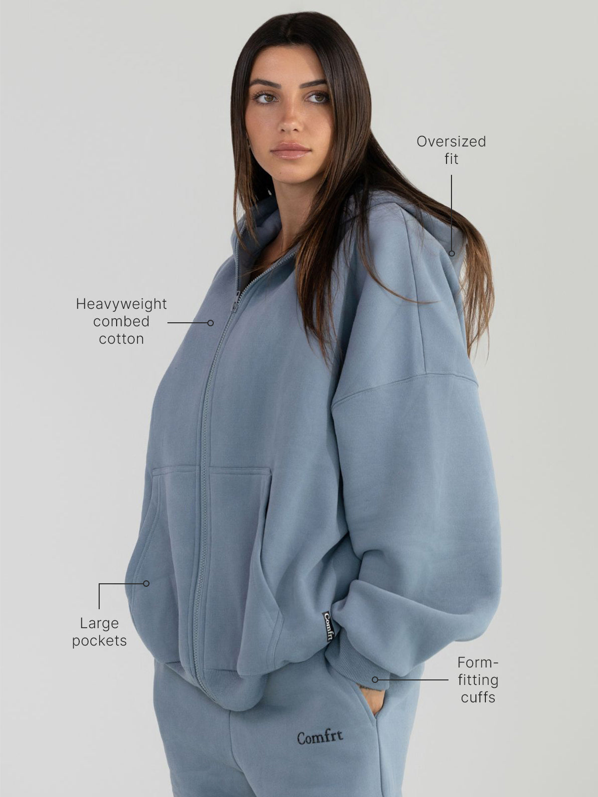 Cloud Zip Hoodie – Mega
