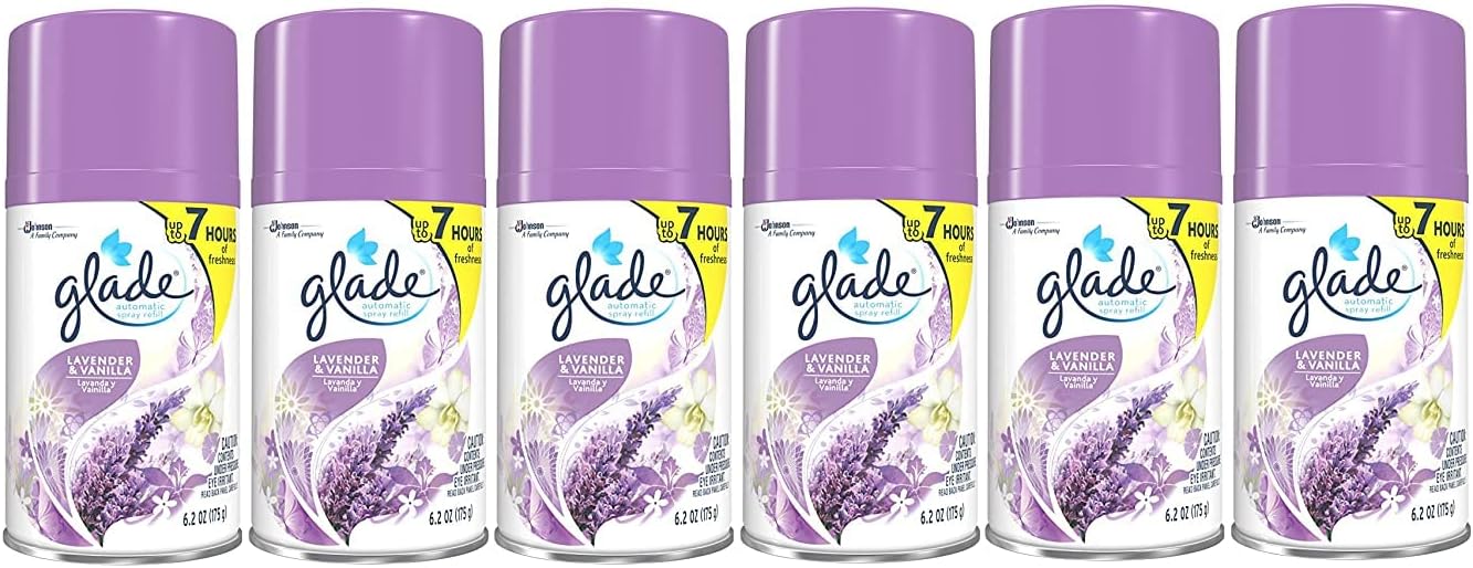 Lavender & Vanilla 6.2 oz Automatic Spray Refill (Pack of 6) X484