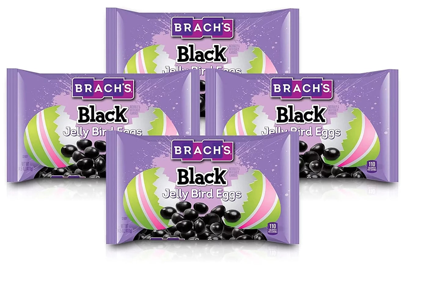 Black Licorice Jellybeans 14.5 oz 4 Pack W61628
