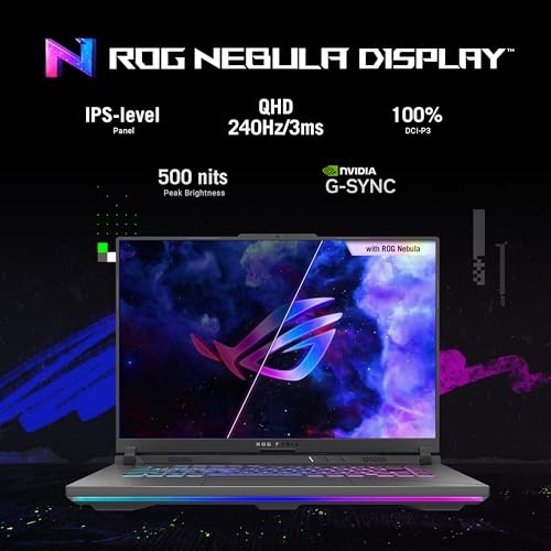 16” QHD 240Hz Gaming Laptop, GeForce RTX 4060, Intel Core i9-14900HX, 16GB DDR5-5600, 1TB PCIe SSD P9840