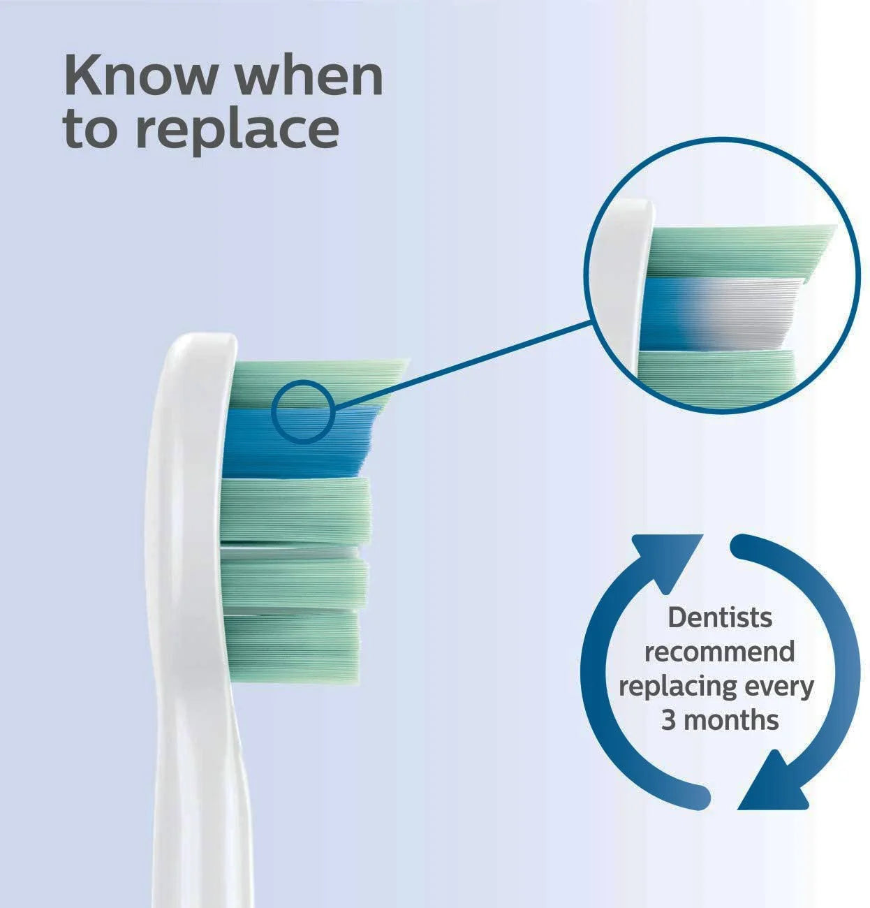 White 8 Pack Toothbrush Head Q775830