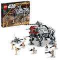 LEGO Star Wars at-TE Walker Poseable Toy with 3 212th Clone Troopers, Dwarf Spider & Battle Droid Figures W5884