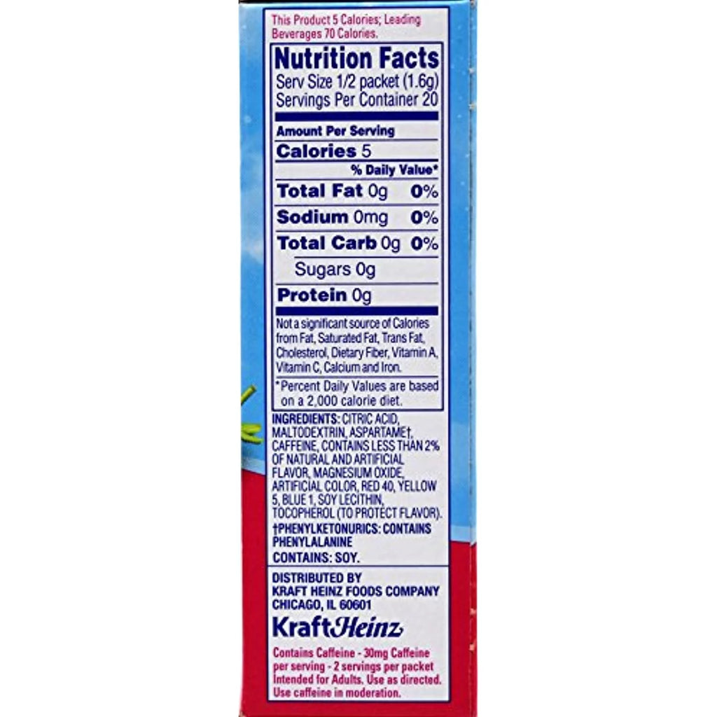 Wild Strawberry With Caffeine Drink Mix, 10-Packet Box (Pack Of 20) L805152