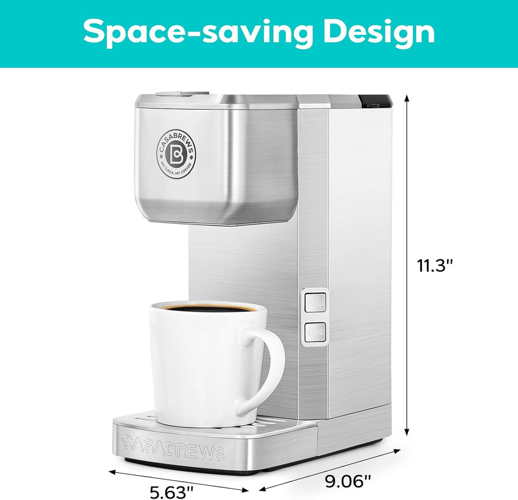 Stainless Steel K Cup Coffee Maker Y95180