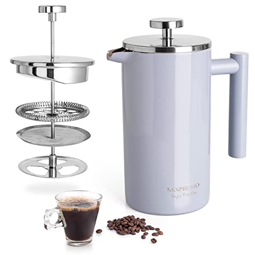 27 Oz Stainless Steel French Press Coffee Maker O613021