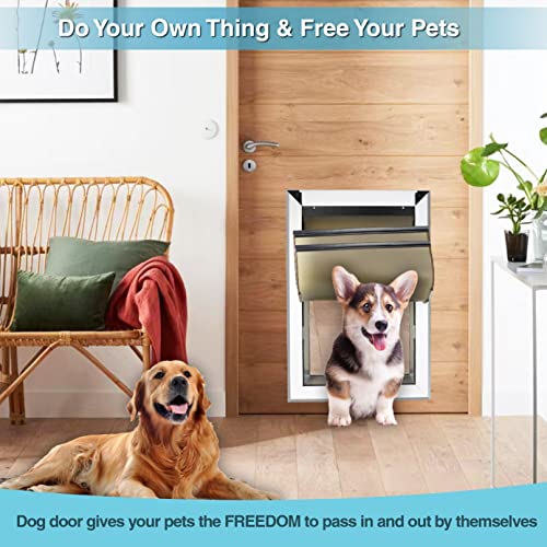Heavy Duty Aluminum Insulated Dog Door Z58798