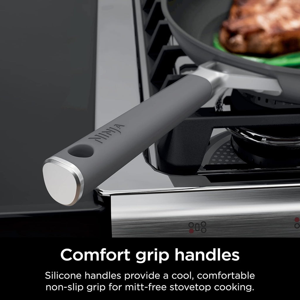 12" Nonstick Fry Pan with Silicone Handles V7033