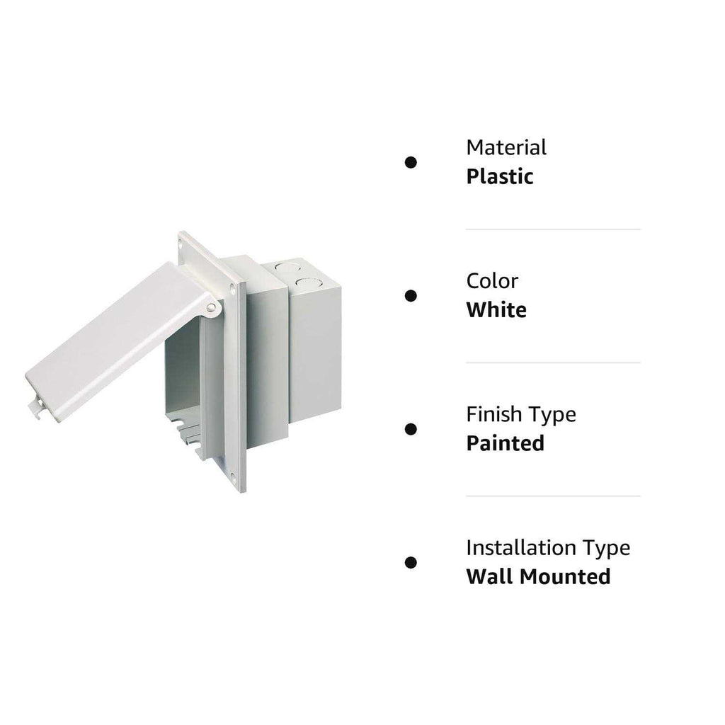 Low Profile Electrical Box with Weatherproof Cover Z364692