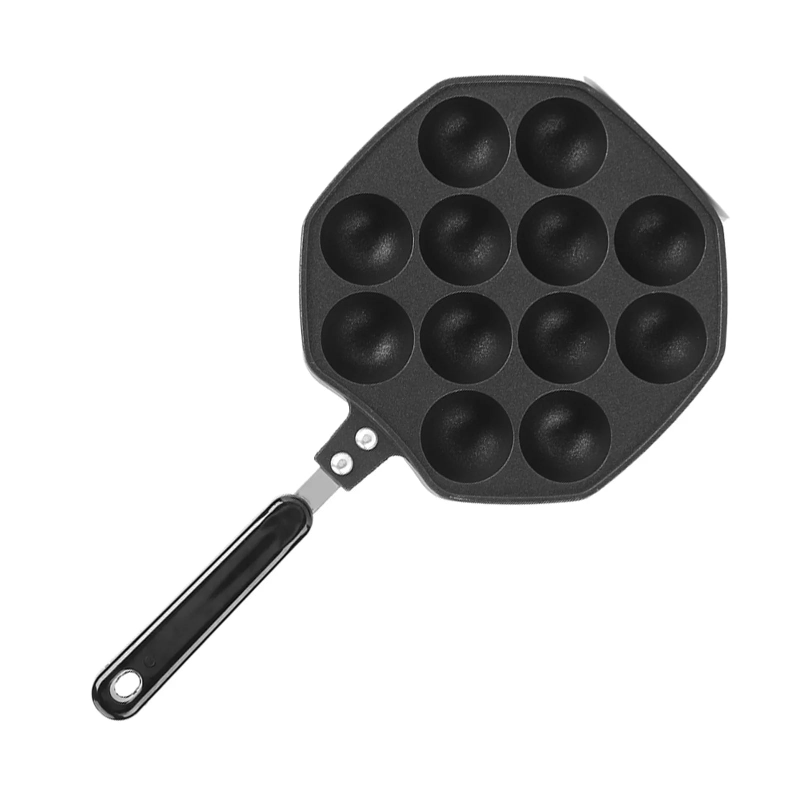 Black Non Stick Aluminum Aebleskiver Pan N581