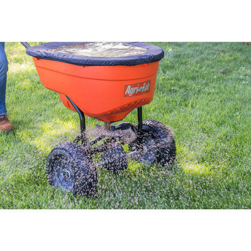 130 lb. Commercial Push Broadcast Spreader T987398