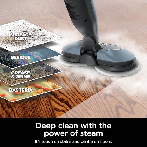 All-in-One Hard Floor Steam Mop with 3 Steam Modes & LED Headlights Y487426