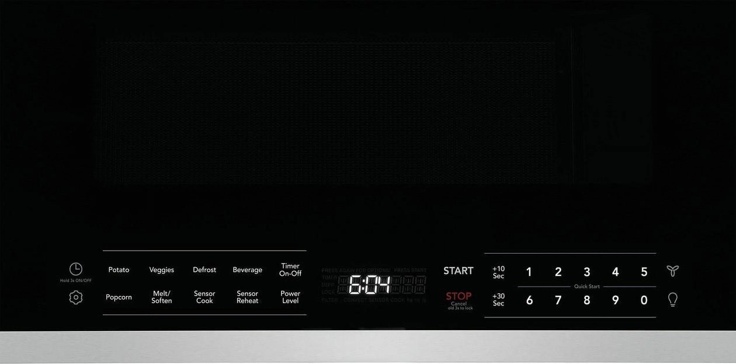 Black Stainless Steel Over The Range Microwave B33758