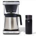 8 Cup Stainless Steel Coffee Maker with 16 Oz Thermal Mug J706728