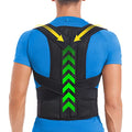 Adjustable Back Brace Posture Corrector (XXL, 45.5"-49" Waist) D422040