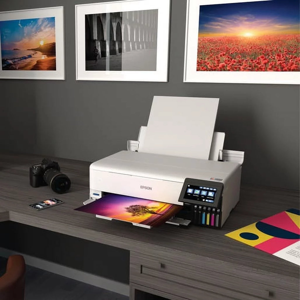 Wireless Wide-format Color All-in-One Supertank Printer with Scanner, Copier, Ethernet and 4.3-inch Color Touchscreen C70267