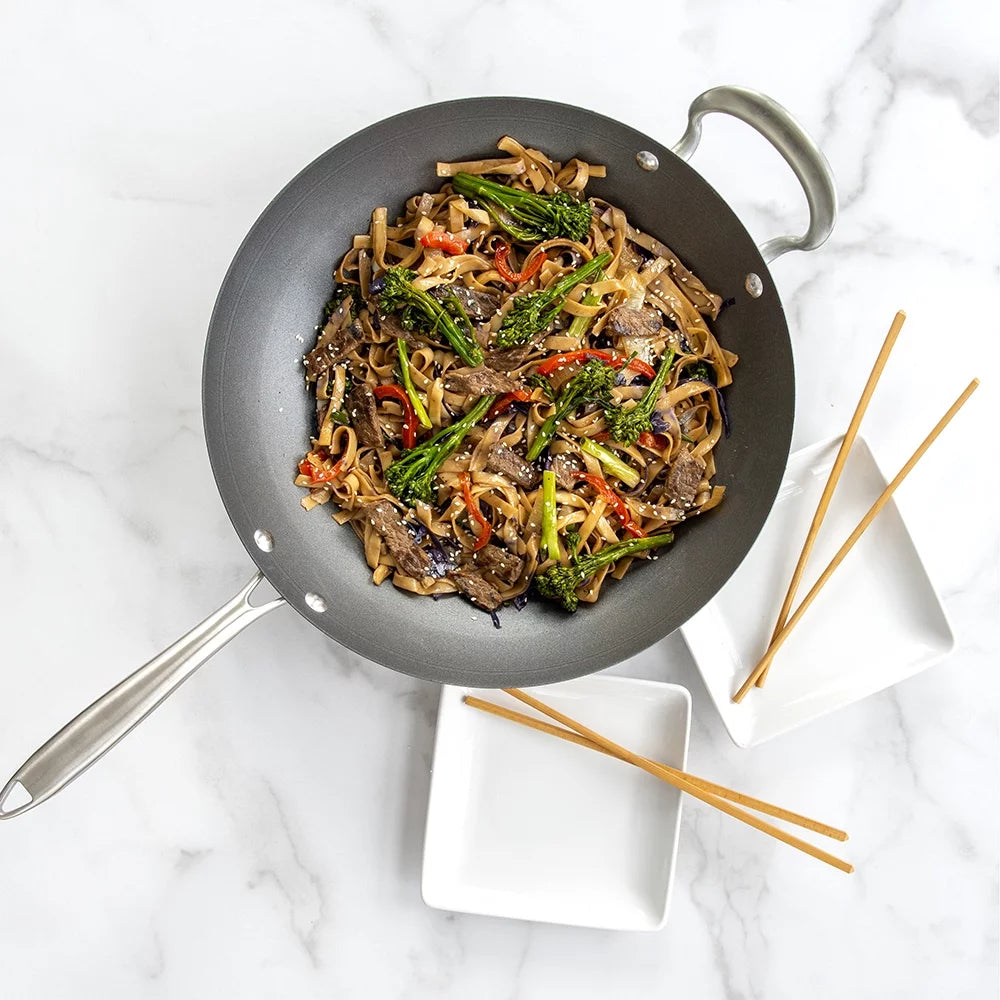 14" Metallic Wok R119