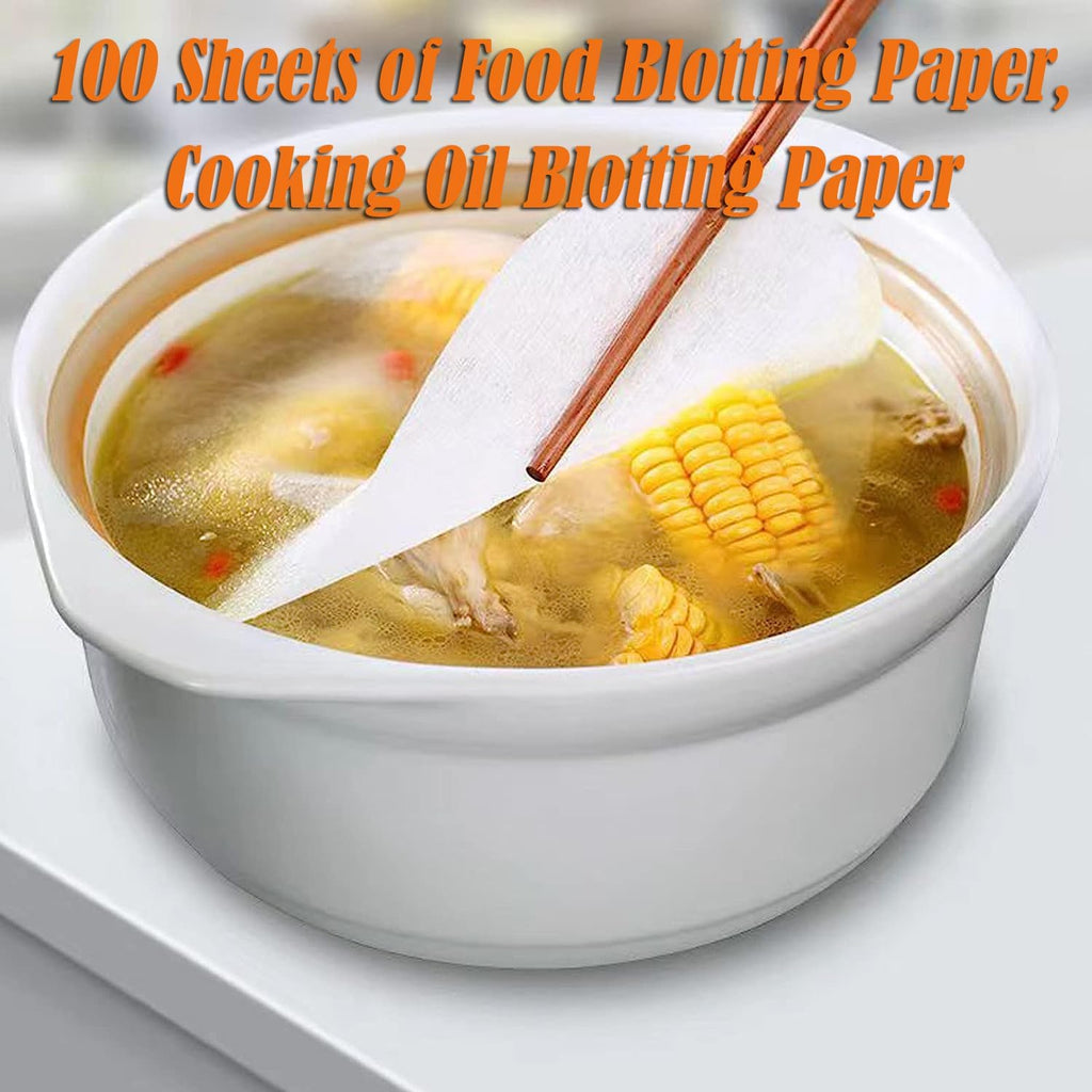 100 Sheets Non-stick Silicone Oil Blotting Paper B221