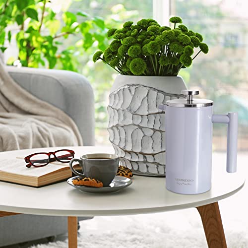 27 Oz Stainless Steel French Press Coffee Maker O613021