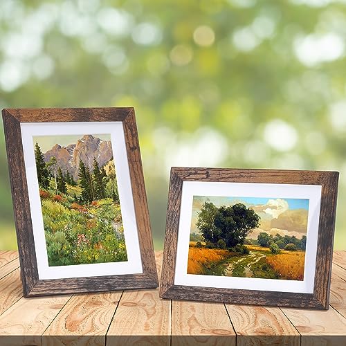 Natural Wood Color 8x10 Picture Frame 15 Pack N639