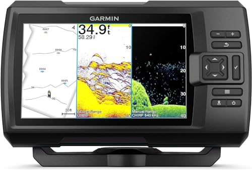 7-inch Color Fishfinder and Sonar Transducer F195