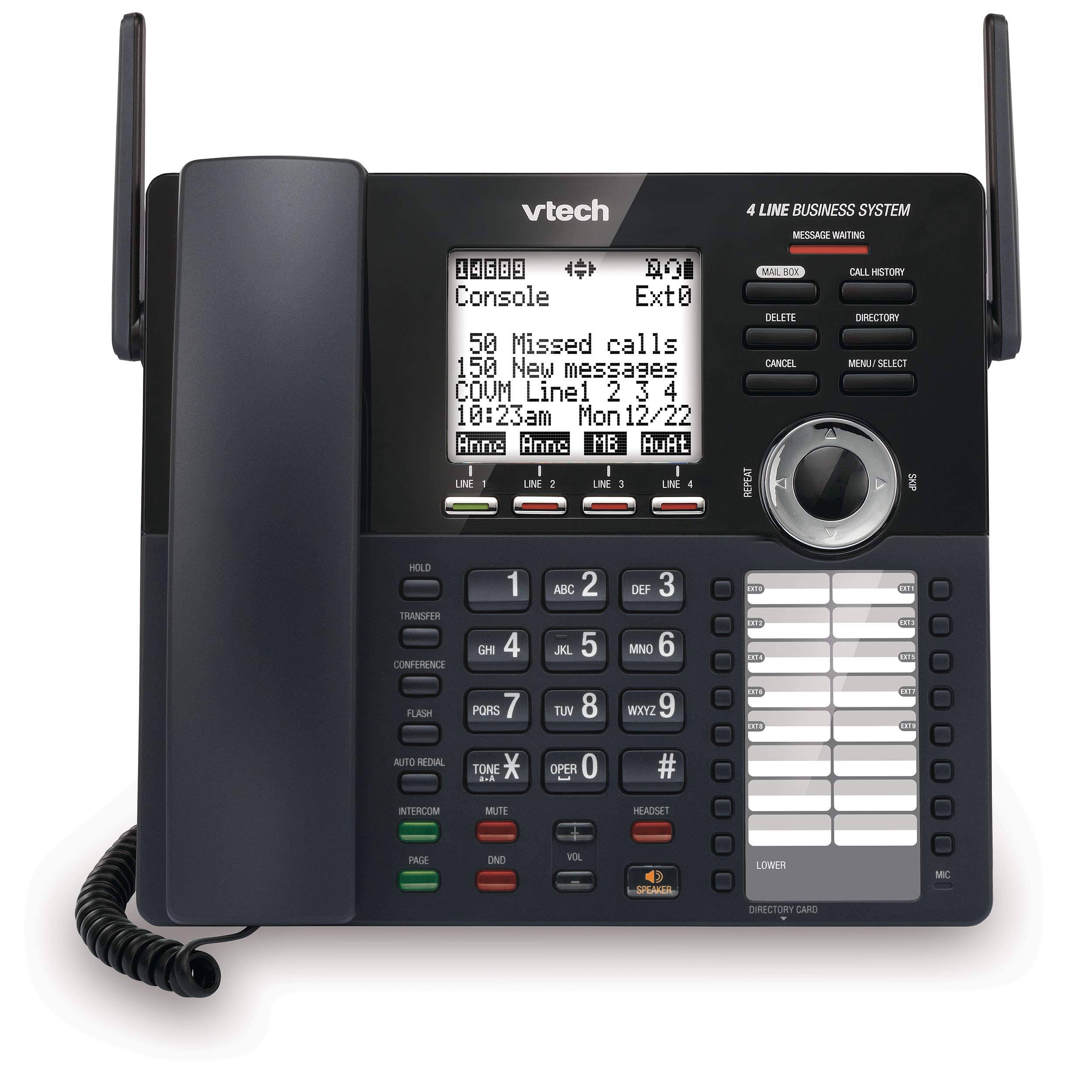 4-Line Expandable Small Business Phone System F68258